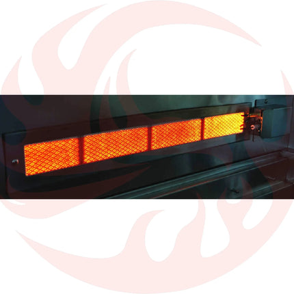 Edgestar 89K BTU Built-In Grill With Rotisserie And LED Lighting, 36" (SAK49230) - Phoenix Fire Art Store