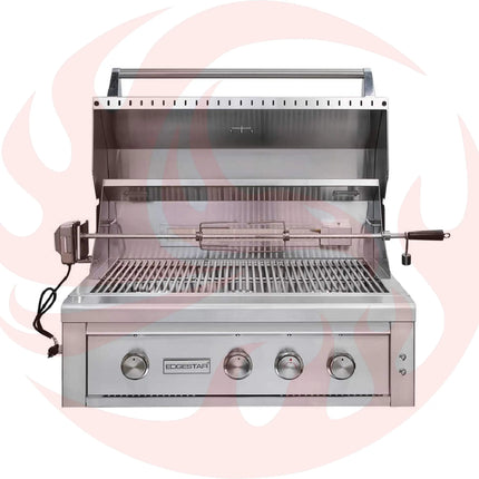 Edgestar 89K BTU Built-In Grill With Rotisserie And LED Lighting, 36" (SAK49230) - Phoenix Fire Art Store