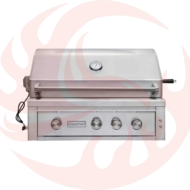 Edgestar 89K BTU Built-In Grill With Rotisserie And LED Lighting, 36" (SAK49230) - Phoenix Fire Art Store