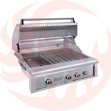 Edgestar 89K BTU 42" Wide Natural Gas Freestanding Grill Cart With Rotisserie And Lighted Knobs (SAK56935) - Phoenix Fire Art Store
