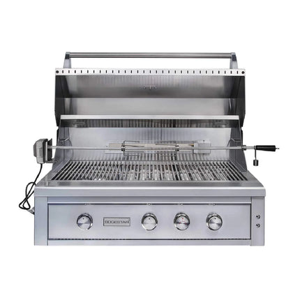 Edgestar 89K BTU Built-In Grill With Rotisserie And LED Lighting, 42" (SAK17368) - Phoenix Fire Art Store
