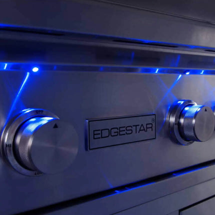 Edgestar 89K BTU Built-In Grill With Rotisserie And LED Lighting, 42" (SAK17368) - Phoenix Fire Art Store
