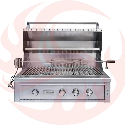 Edgestar 89K BTU Built-In Grill With Rotisserie And LED Lighting, 42" (SAK17368) - Phoenix Fire Art Store