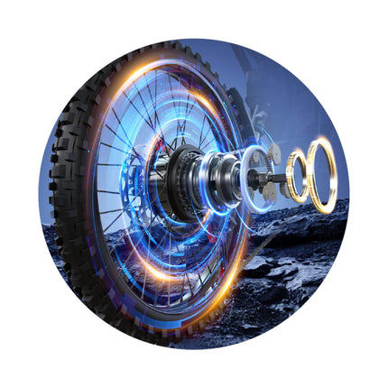 EKX E6 3000W 52V/40AH Premium Electric Carbon Steel Off-Road Mountain Dirt Bike (SAK18315)