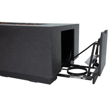 Elementi Andes Fire Table With Propane Tank Holder