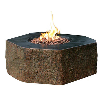 Elementi Columbia Fire Pit OFG105 - Outdoor Propane Fire Table That's Hotter Than Fresh Wasabi On A Sunburn
