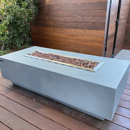 Elementi Granville Fire Pit Table - Outdoor Luxury Heating & Entertainment Center