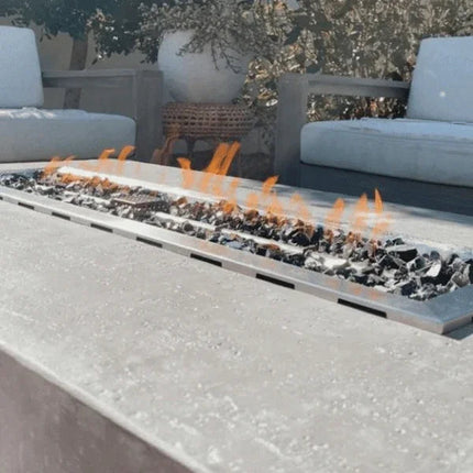 Elementi Granville Fire Pit Table - Outdoor Luxury Heating & Entertainment Center