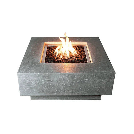 Elementi Manhattan Fire Pit OFG103 - Luxury Outdoor Fireplace Table