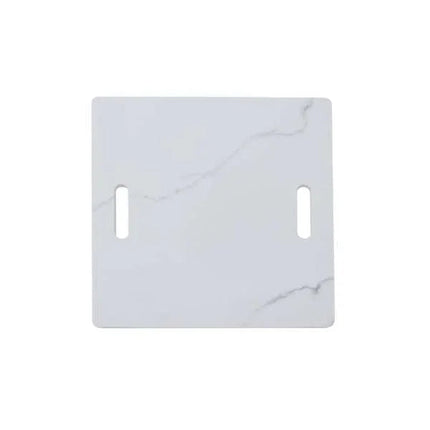 Elementi Plus Bianco White Marble Porcelain Fire Table OFP103BW