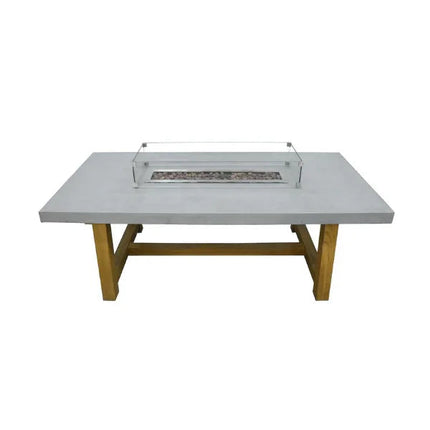 Elementi Sonoma Dining Table - Outdoor Fire Pit Dining Table OFG201