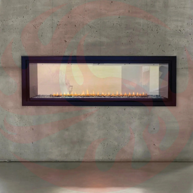 Empire Comfort Systems Boulevard 48" Natural Gas Vent Free See Through Linear Fireplace [VFLB48SP90N] (SAK28451) - Phoenix Fire Art Store