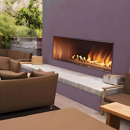 Empire Comfort Systems Carol Rose Coastal Linear Outdoor Fireplace [OLL48/60FP12SN] (SAK19841) - Phoenix Fire Art Store