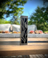 Evening Aviary Luminary Pillars w/ Solar Cap