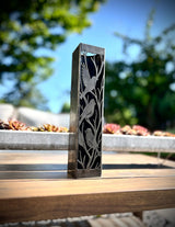 Evening Aviary Luminary Pillars w/ Solar Cap