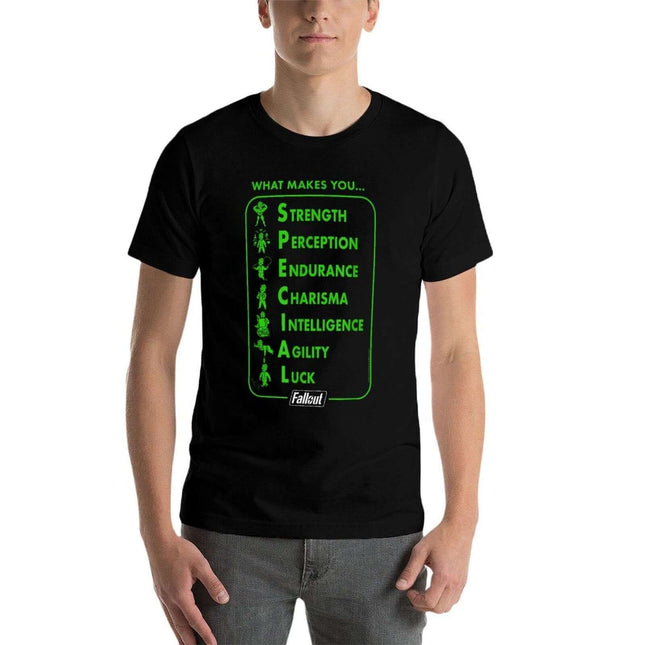 Fallout Gaming T-Shirt - SPECIAL Stats Design