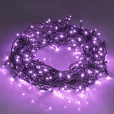 200pcs 66ft Halloween Fairy String Lights 8 Lighting Modes Mini Plug-in String Lights Indoor And Outdoor Christmas Garden Wedding Party Decoration Purple - Phoenix Fire Art Store