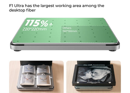 xTool F1 Ultra 20W Fiber & Diode Dual Laser Engraver xTool