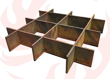 Corten Steel Fire Pit Grates - Turn Your Fire Into a Grilling Legend (FREE SHIPPING) - Phoenix Fire Art Store