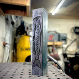 Gone Fishing Pillar Luminary w/ Solar Cap | Freshwater Pack