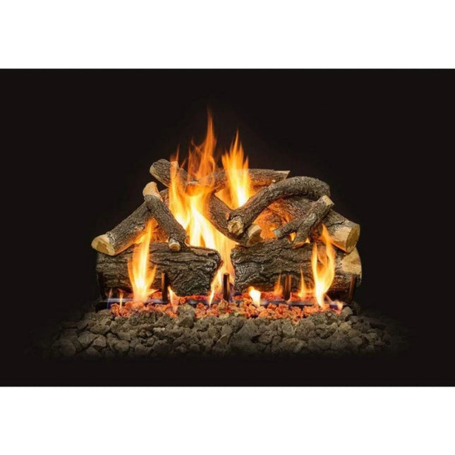 Grand Canyon Glowfire Arizona Weathered Oak Charred Vented Gas Logs [GFWOC30/36] (SAK37529) - Phoenix Fire Art Store