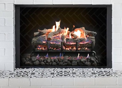 Grand Canyon Glowfire Arizona Weathered Oak Charred Vented Gas Logs [GFWOC30/36] (SAK37529) SAKSBY WHOLESALE