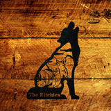 Howling Wolf Personalized Metal Sign - Custom Outdoor Wall Art for Nature Lovers