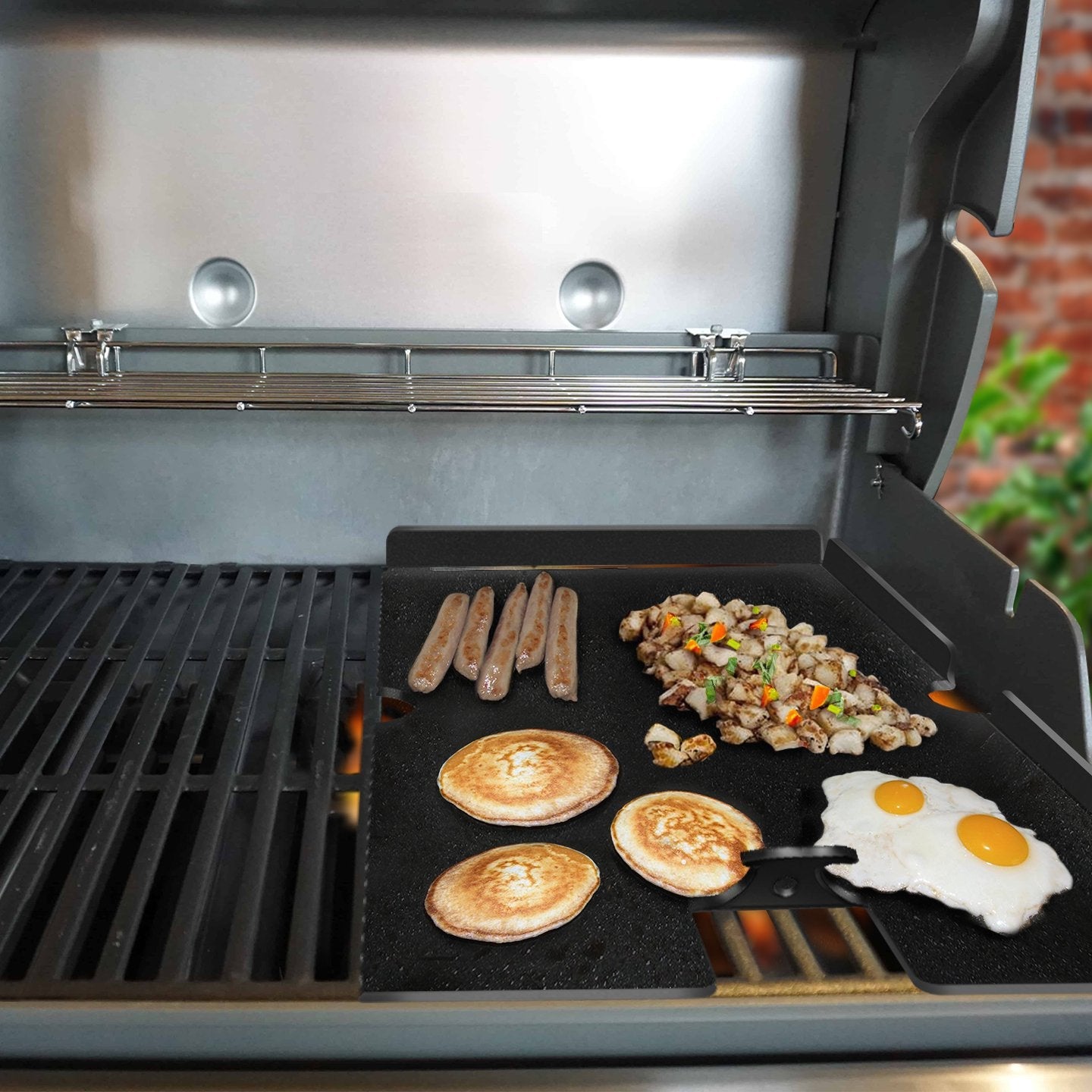 Flat Top Griddle Grill for Gas, Electric or Charcoal Grills - Phoenix Fire Art Store