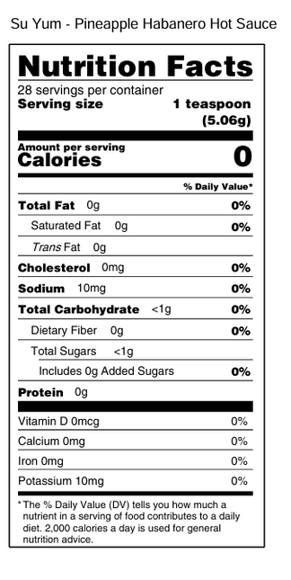 Pineapple Habanero Hot Sauce