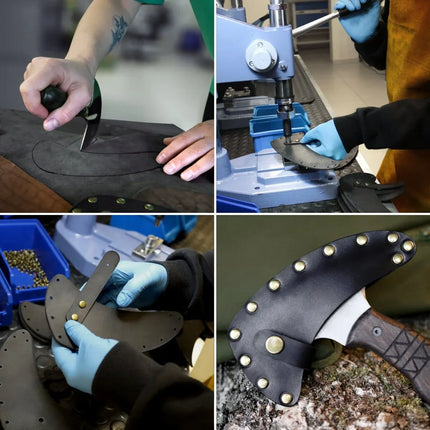 Handcrafted tomahawk "Takoda" with tribal engraving - Phoenix Fire Art Store