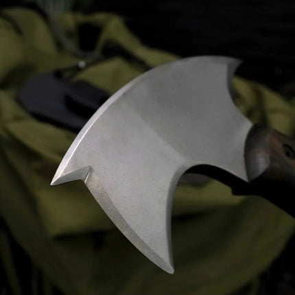 Handmade tomahawk "Dakuri" with tribal engraving - Phoenix Fire Art Store