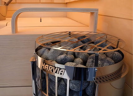 Harvia Cilindro Modern Steel Pillar Style Sauna Heater W/ Sauna Stones [PC60/80/90] (SAK84937) SAKSBY WHOLESALE
