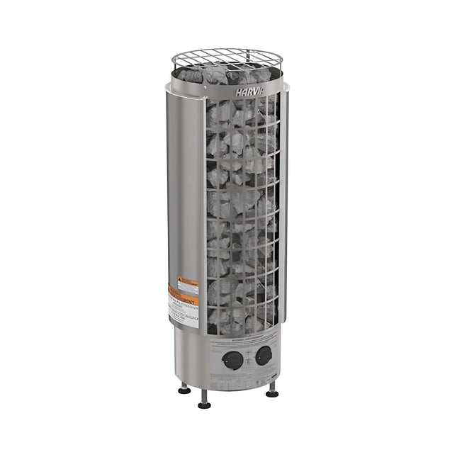 Harvia Cilindro Modern Steel Pillar Style Sauna Heater W/ Sauna Stones [PC60/80/90] (SAK84937) SAKSBY WHOLESALE