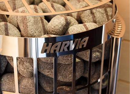 Harvia Cilindro Modern Steel Pillar Style Sauna Heater W/ Sauna Stones [PC60/80/90] (SAK84937) SAKSBY WHOLESALE