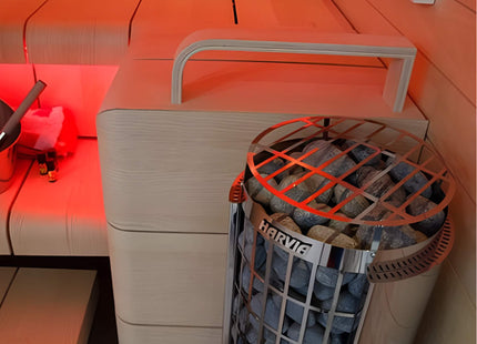 Harvia Cilindro Modern Steel Pillar Style Sauna Heater W/ Sauna Stones [PC60/80/90] (SAK84937) SAKSBY WHOLESALE