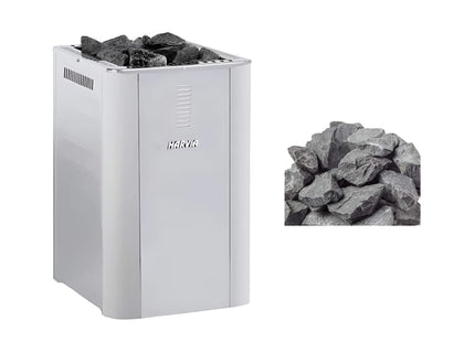 Harvia Duo Series Stainless Steel Wood Sauna Stove With Sauna Stones [WK200SLUX/WK360SLUX] (SAK68420) SAKSBY WHOLESALE