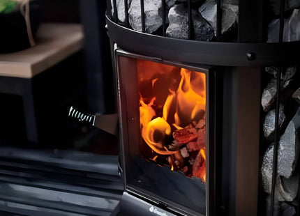 Harvia GreenFlame Legend 240 Wood Sauna Stove With Sauna Stones, 15.9KW [WK200LD] (SAK84935) SAKSBY WHOLESALE