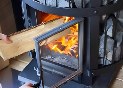 Harvia GreenFlame Legend 240 Wood Sauna Stove With Sauna Stones, 15.9KW [WK200LD] (SAK84935) SAKSBY WHOLESALE