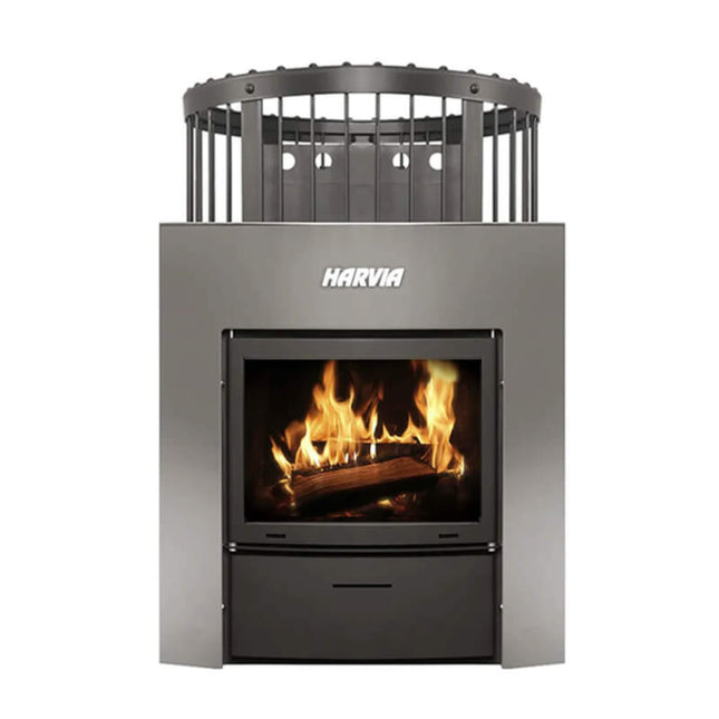 Harvia Legend Duo Wood Burning Sauna Stove/Fireplace Combo With Sauna Stones (SAK30749) SAKSBY WHOLESALE