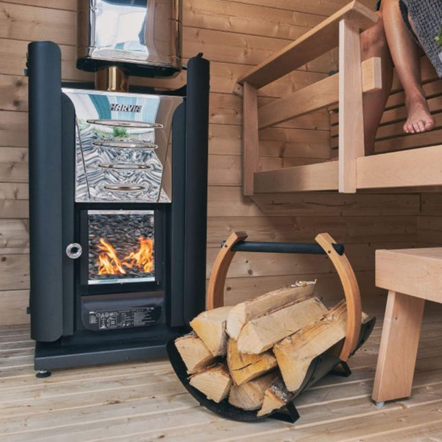 Harvia M3 16.5KW Premium Wood-Burning Sauna Heater Stove With Sauna Stones [WKM3] (SAK41720) SAKSBY WHOLESALE