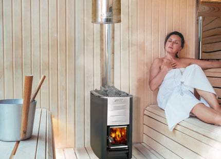 Harvia M3 16.5KW Premium Wood-Burning Sauna Heater Stove With Sauna Stones [WKM3] (SAK41720) SAKSBY WHOLESALE