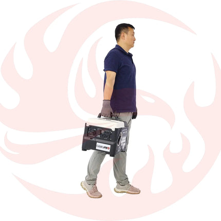Heavy-Duty 1200W Ultra-Quiet Portable Gas Engine Inverter Generator (SAK54675) - Phoenix Fire Art Store