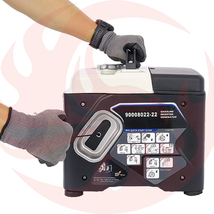 Heavy-Duty 1200W Ultra-Quiet Portable Gas Engine Inverter Generator (SAK54675) - Phoenix Fire Art Store