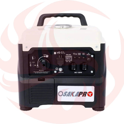 Heavy-Duty 1200W Ultra-Quiet Portable Gas Engine Inverter Generator (SAK54675) - Phoenix Fire Art Store