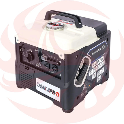 Heavy-Duty 1200W Ultra-Quiet Portable Gas Engine Inverter Generator (SAK54675) - Phoenix Fire Art Store