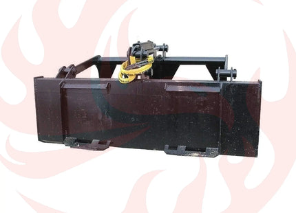 Heavy-Duty 66-Inch Rock Grapple Bucket Tractor Attachment With Tongs (SAK41697) - Phoenix Fire Art Store
