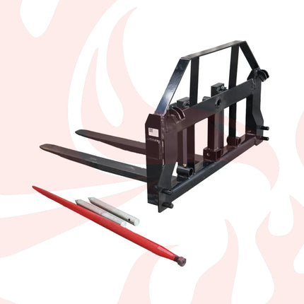 Heavy-Duty Commercial Pallet Fork Frame Hay Attachment (SAK34851) - Phoenix Fire Art Store