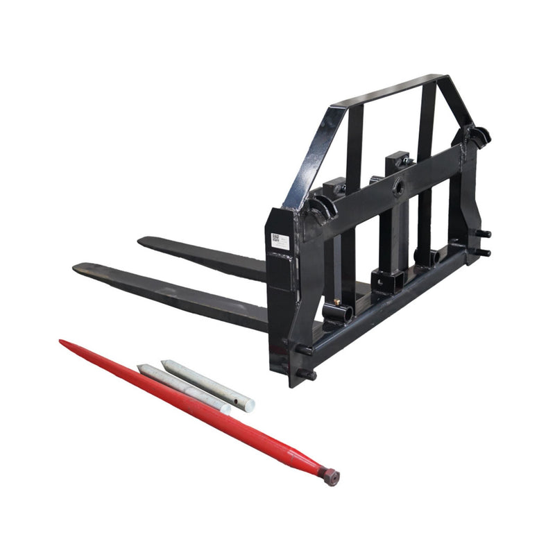 Heavy-Duty Commercial Pallet Fork Frame Hay Attachment (SAK34851)