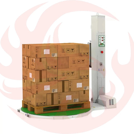 Heavy-Duty Commercial Pallet Carousel Shrink Wrapping Skid Turntable Machine (SAK62410) - Phoenix Fire Art Store