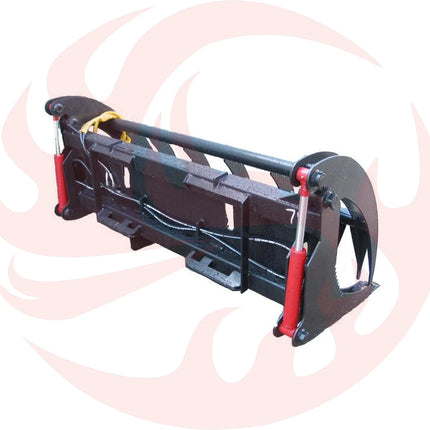 Heavy-Duty 74-Inch Root Rake Grapple Skid Steer Attachment With Teeth (SAK98230) SAKSBY WHOLESALE